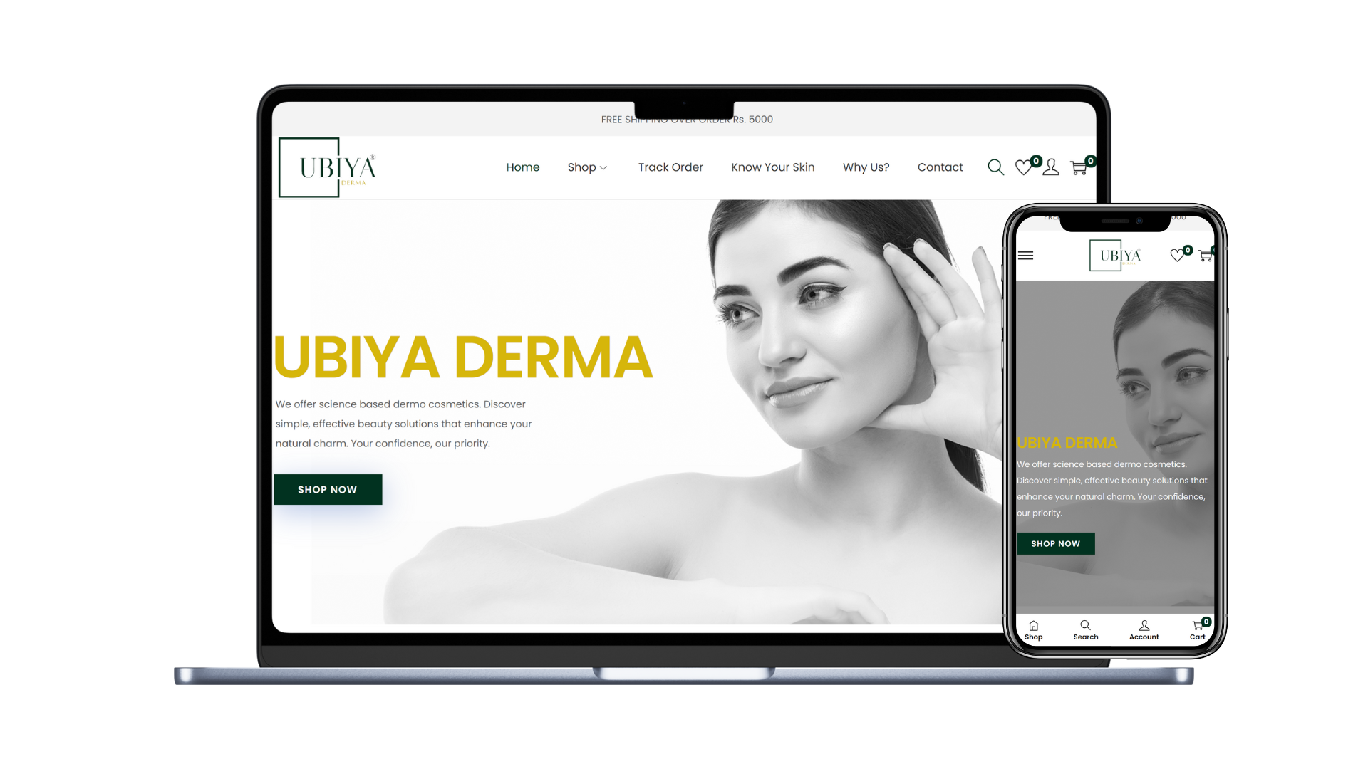Ubiya Derma (Ecommerce and Digital Marketing)
